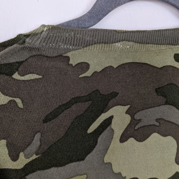J. Crew Camo Teddie Sweater - Picture 8 of 11